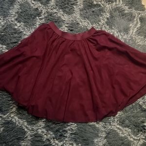Mesh circle skirt